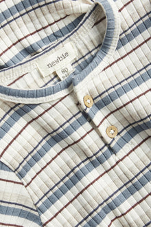 Baby blue ribbed bodysuit