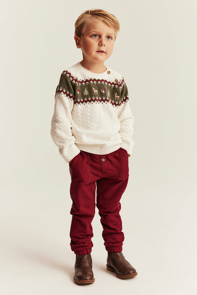 Kids´ red jogging trousers