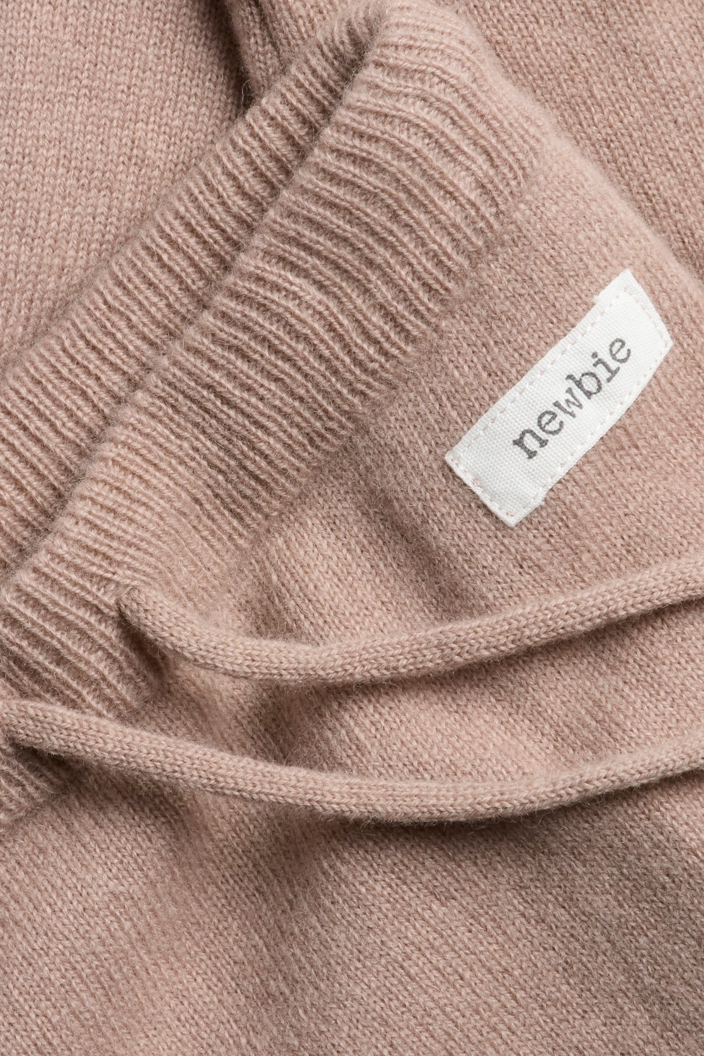 Baby pink wool-cashmere leggings