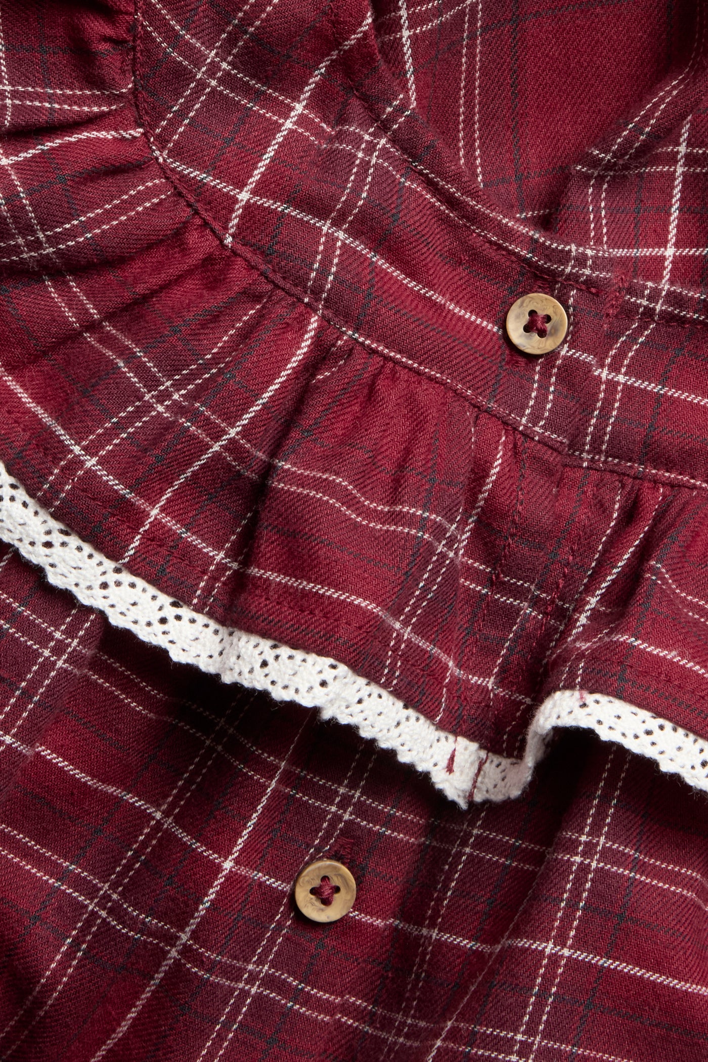 Kids´ red checked Christmas dress