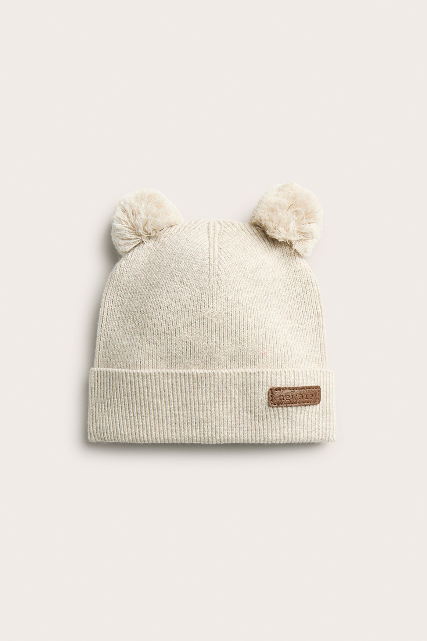 Baby & kids beige pom-pom hat