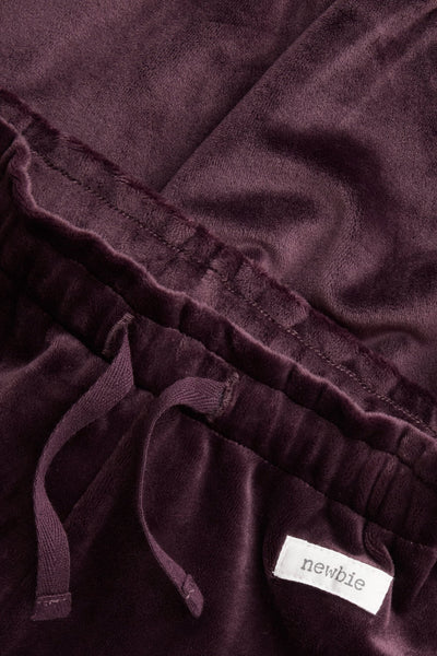Baby lilac velour joggers