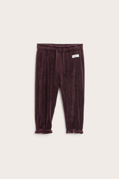 Baby lilac velour joggers