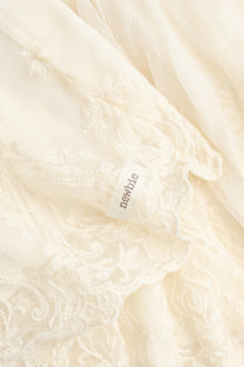 Baby & kids' beige embroidered mesh skirt