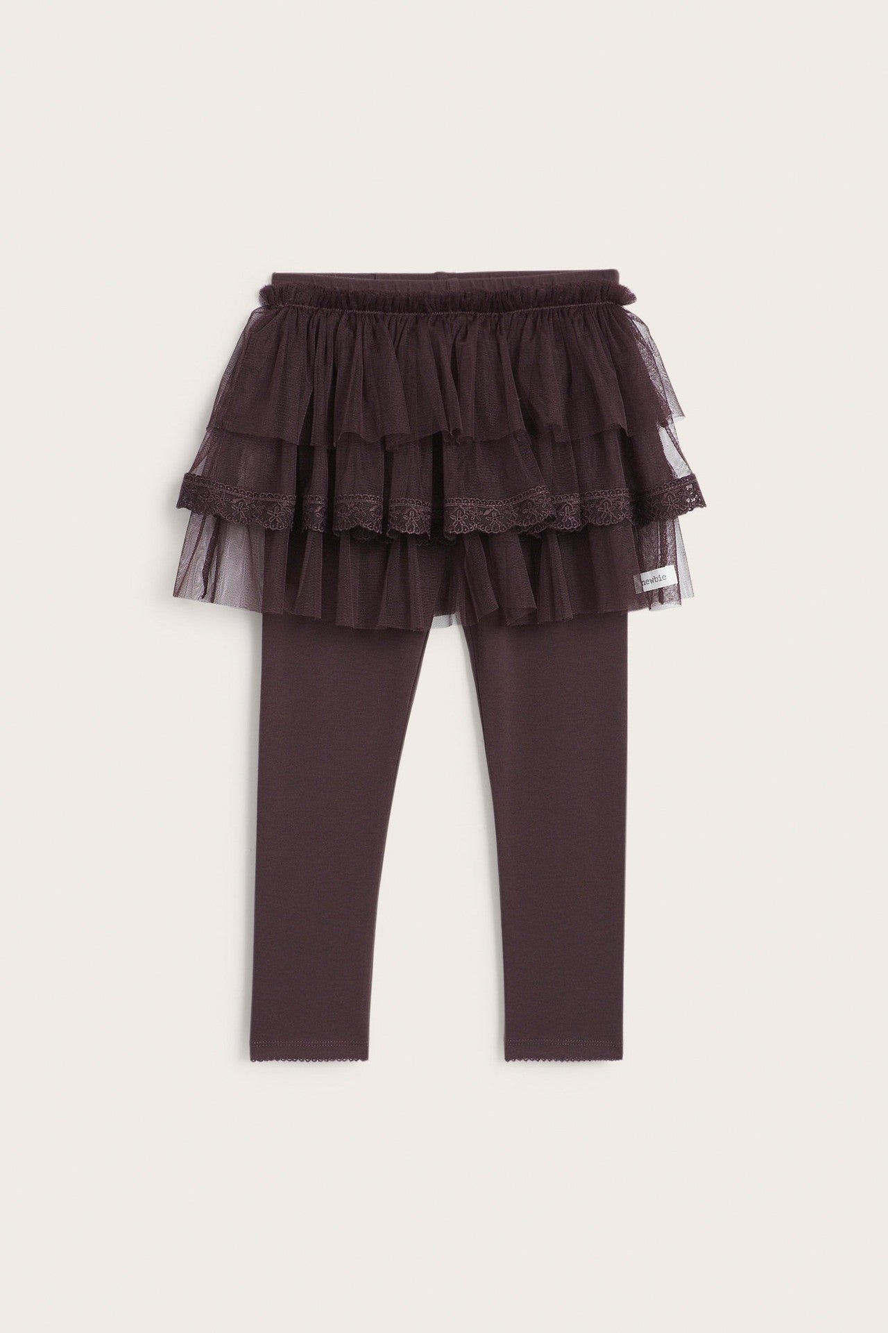 Kids´ lilac leggings with skirt