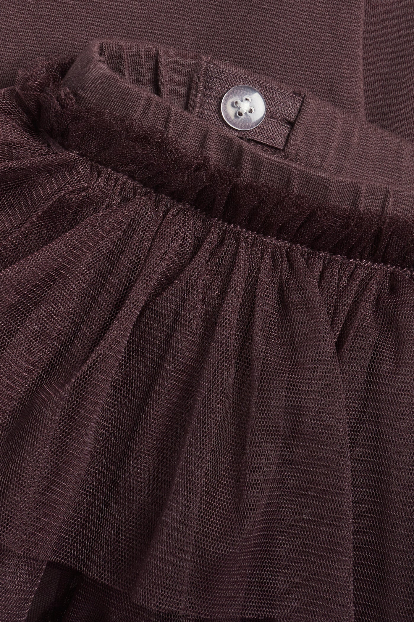 Baby lilac leggings with tulle skirt