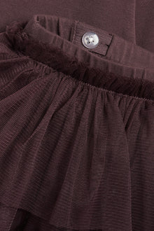 Baby lilac leggings with tulle skirt