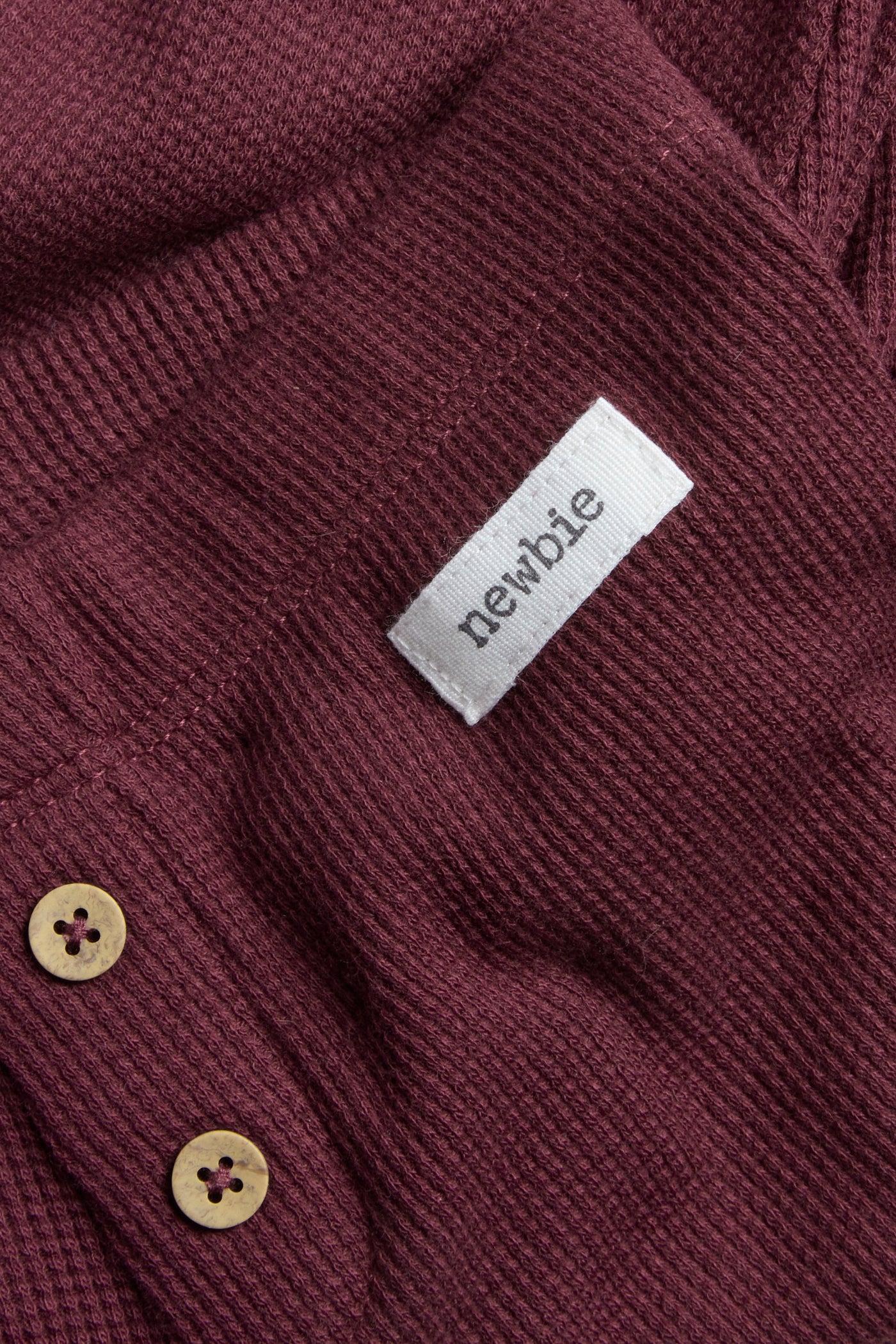 Baby red waffle leggings