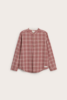 Kids' red checked shirt