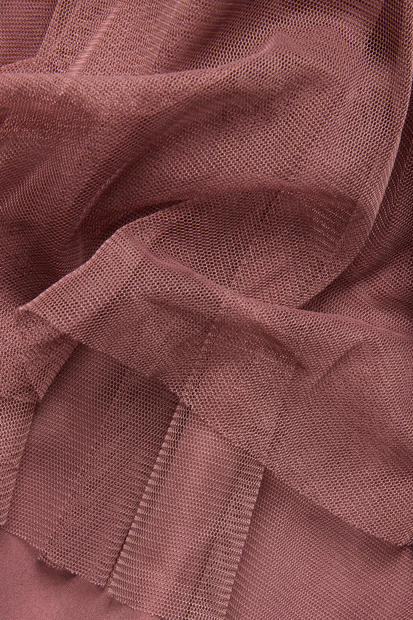 Women's burgundy mesh skirt