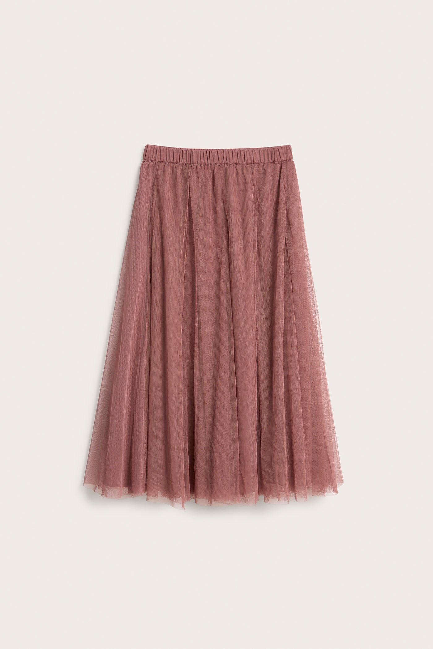 Women's burgundy mesh skirt