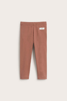 Baby pink leggings with ruffles