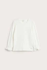 Baby & kids' white top with lace trim