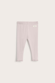 Baby lilac thick lace leggings