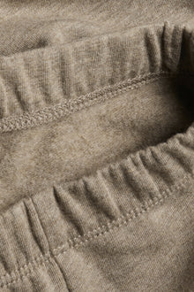 Baby brown leggings with brushed inside