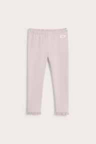 Kids' lilac basic leggings