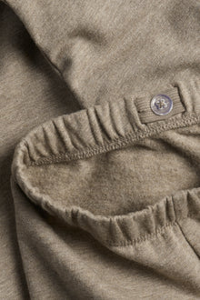 Kids’ brown leggings with brushed inside