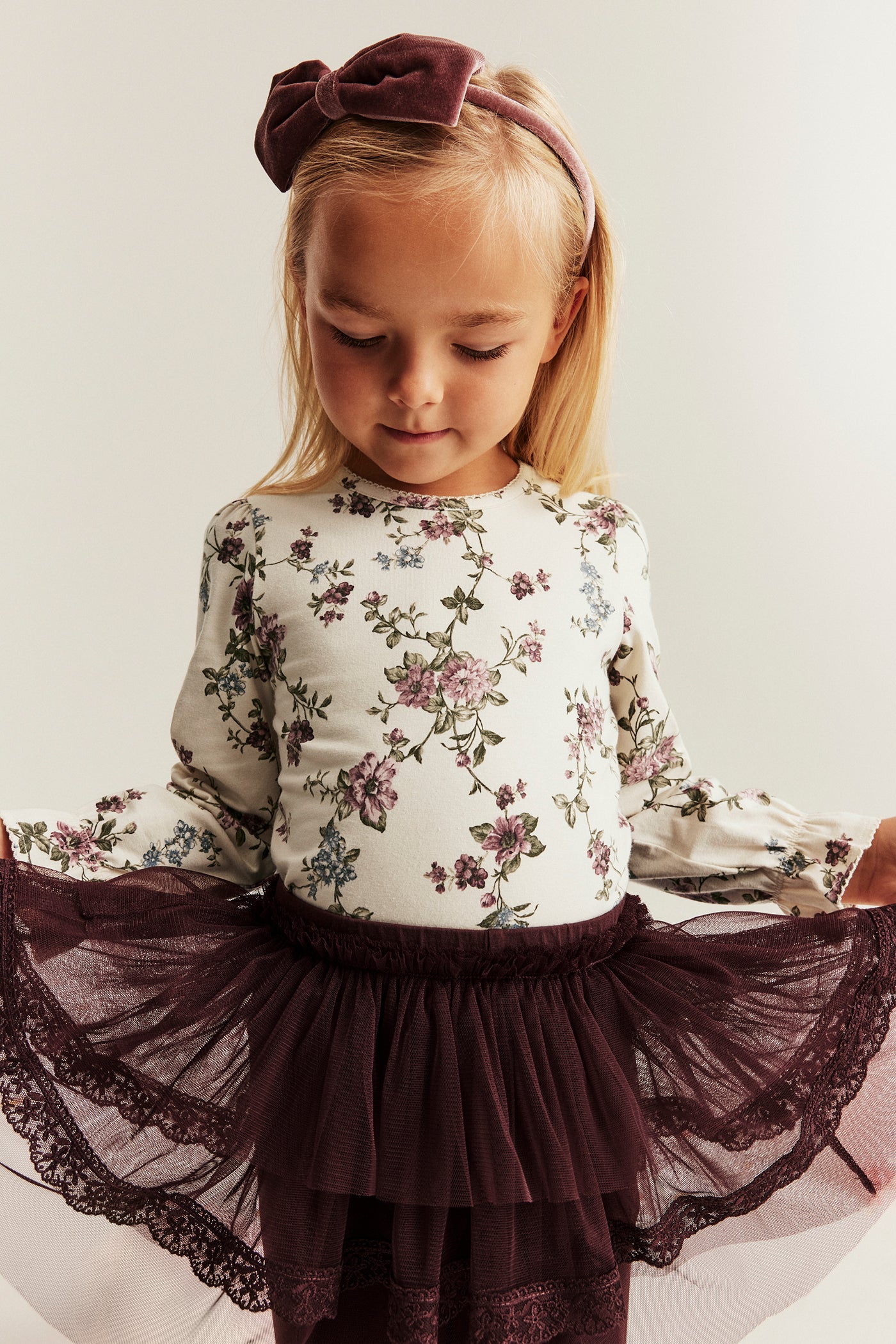 Baby & kids´ beige floral top