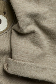 Baby brown leggings with brushed inside