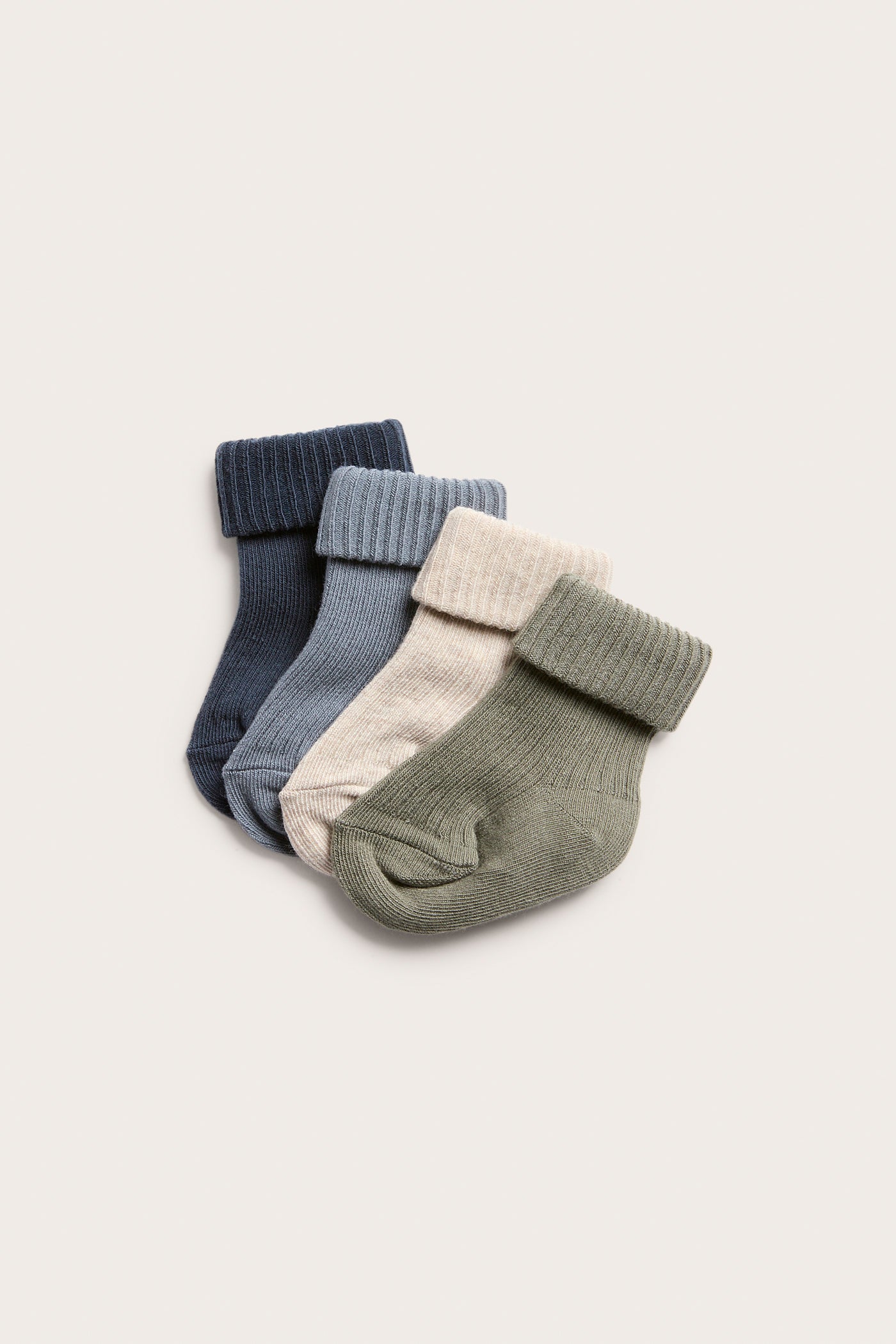 Baby multicolour ribbed socks 4pack