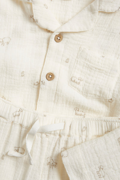 Baby & kids' white lamb pyjamas