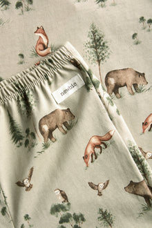 Baby & kids' green forest-patterned pyjamas
