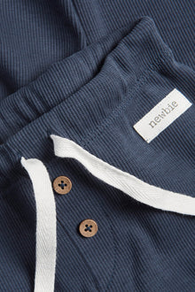 Baby blue ribbed leggings