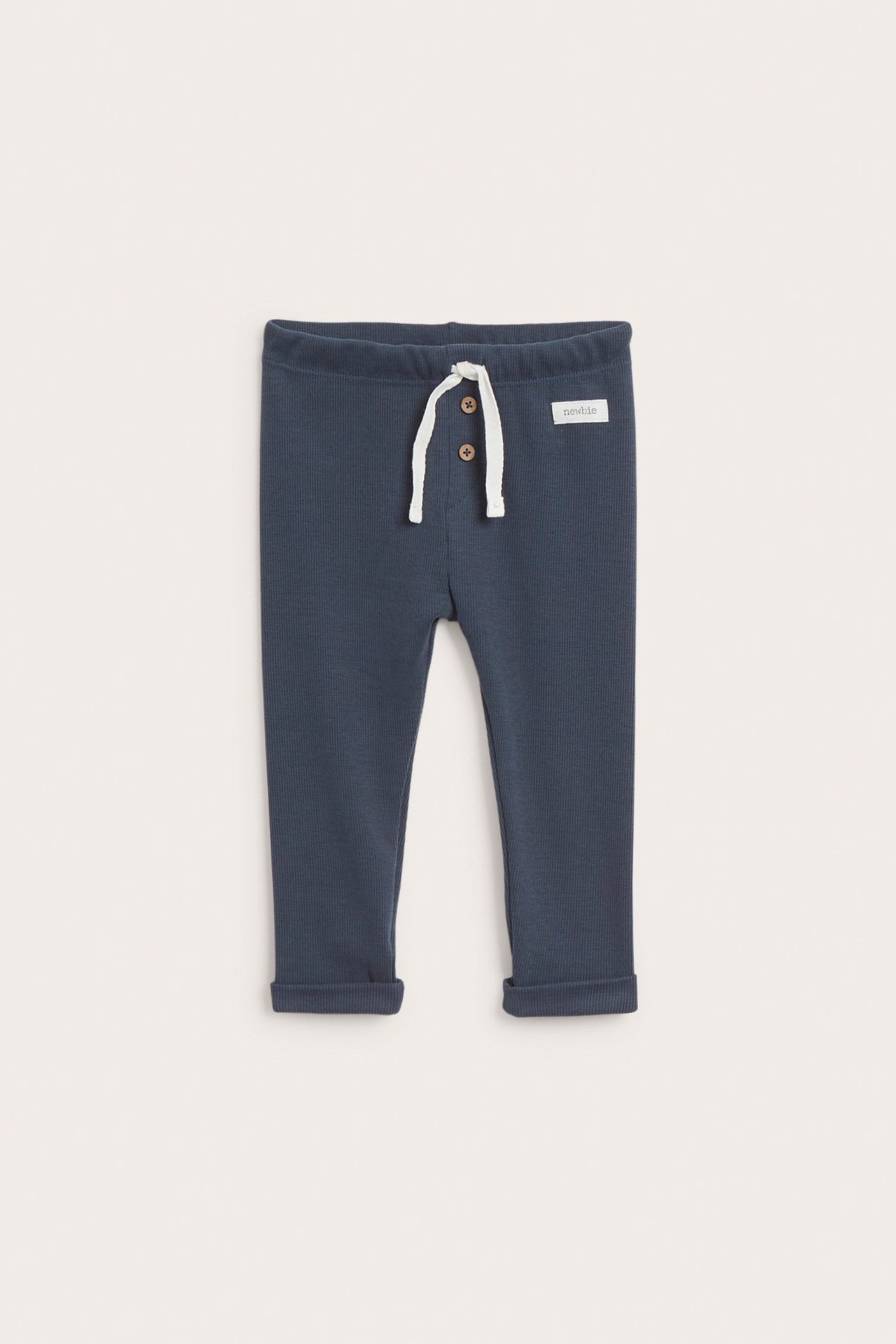 Baby blue ribbed leggings