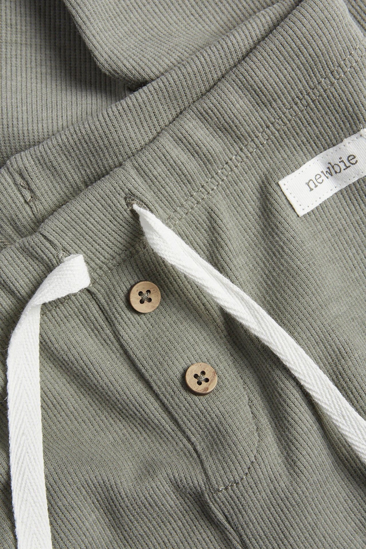 Baby green ribbed leggings