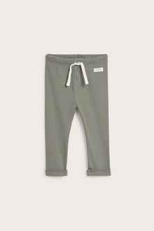 Baby green ribbed leggings