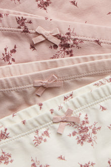 Kids' pink floral boxers 3-pack