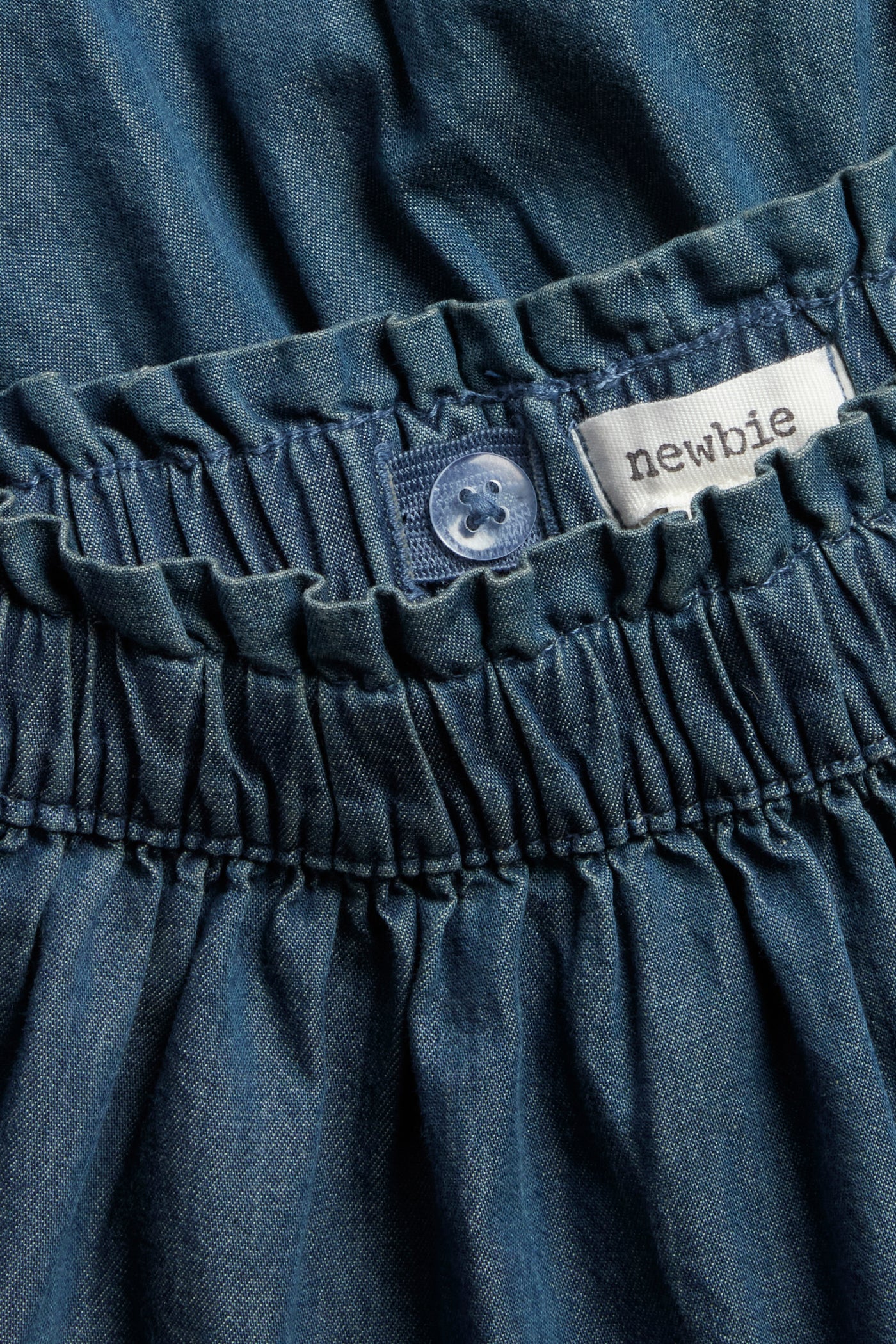 Baby & kids' blue denim skirt with frills