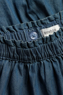 Baby & kids' blue denim skirt with frills