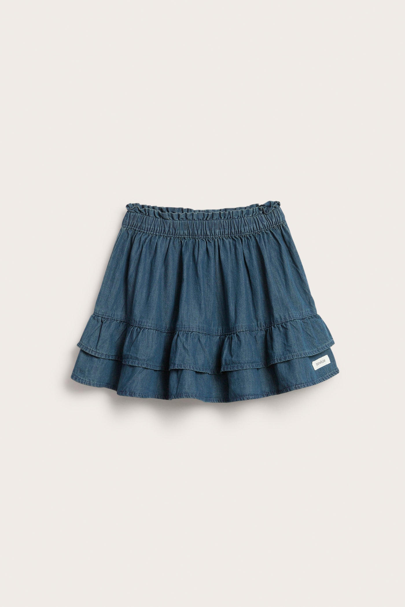 Baby & kids' blue denim skirt with frills