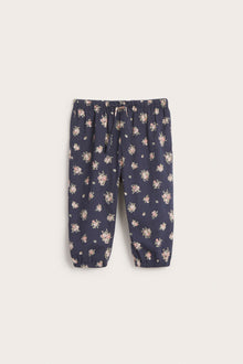 Baby blue floral trousers