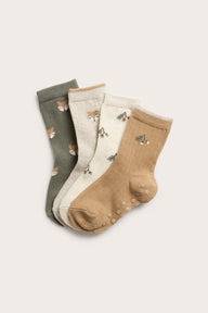 Kids' multi-coloured socks 4-pack