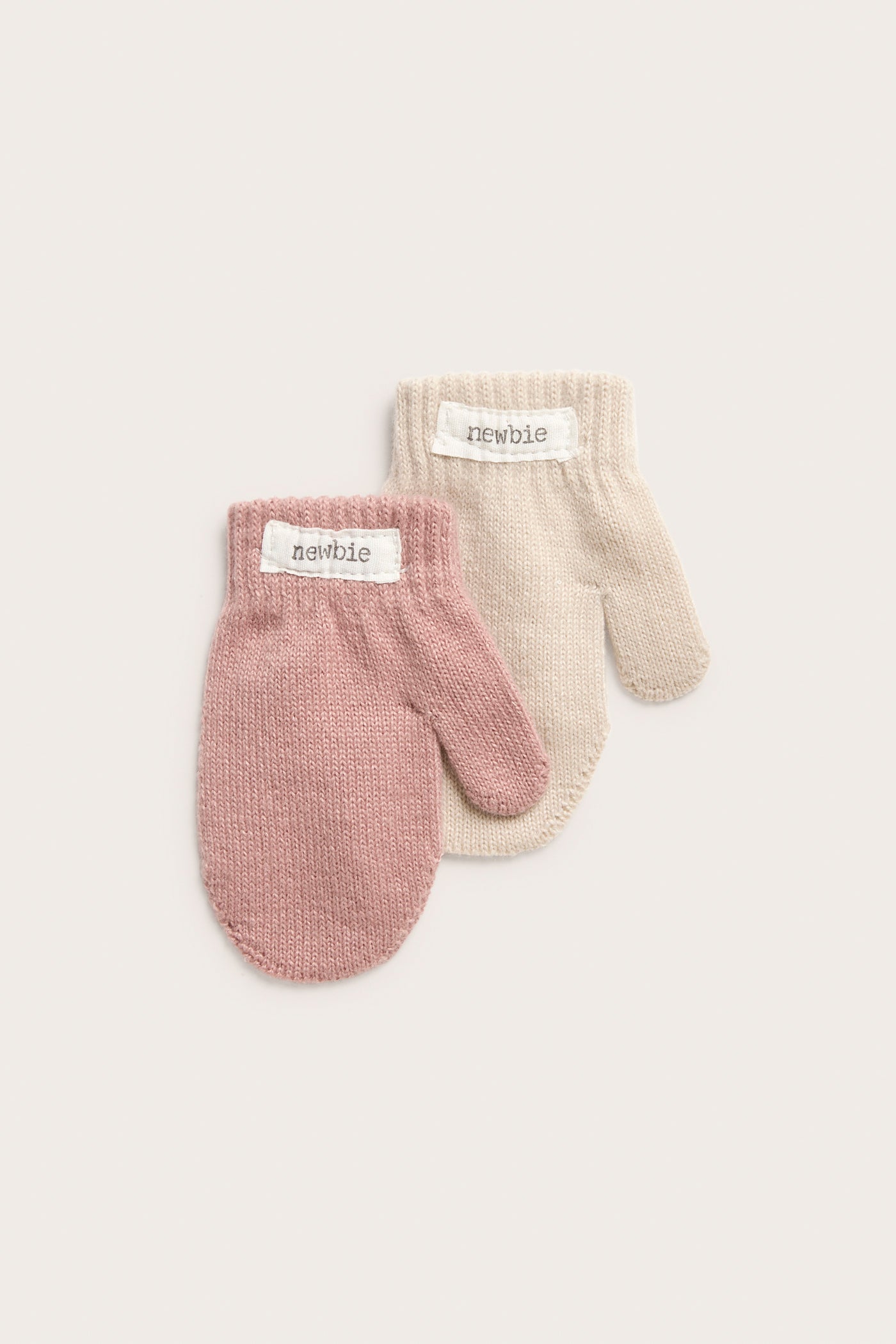 Kids pink mittens 2-pack