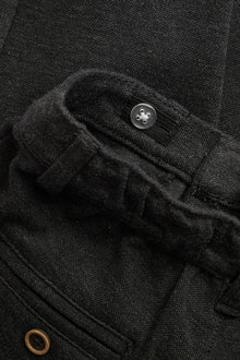 Baby grey turn-up trousers