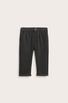 Baby grey turn-up trousers