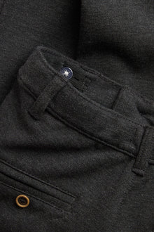 Kids' grey turn-up trousers