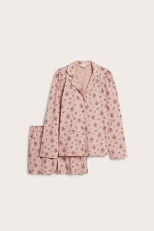 Women's pink floral pyjamas