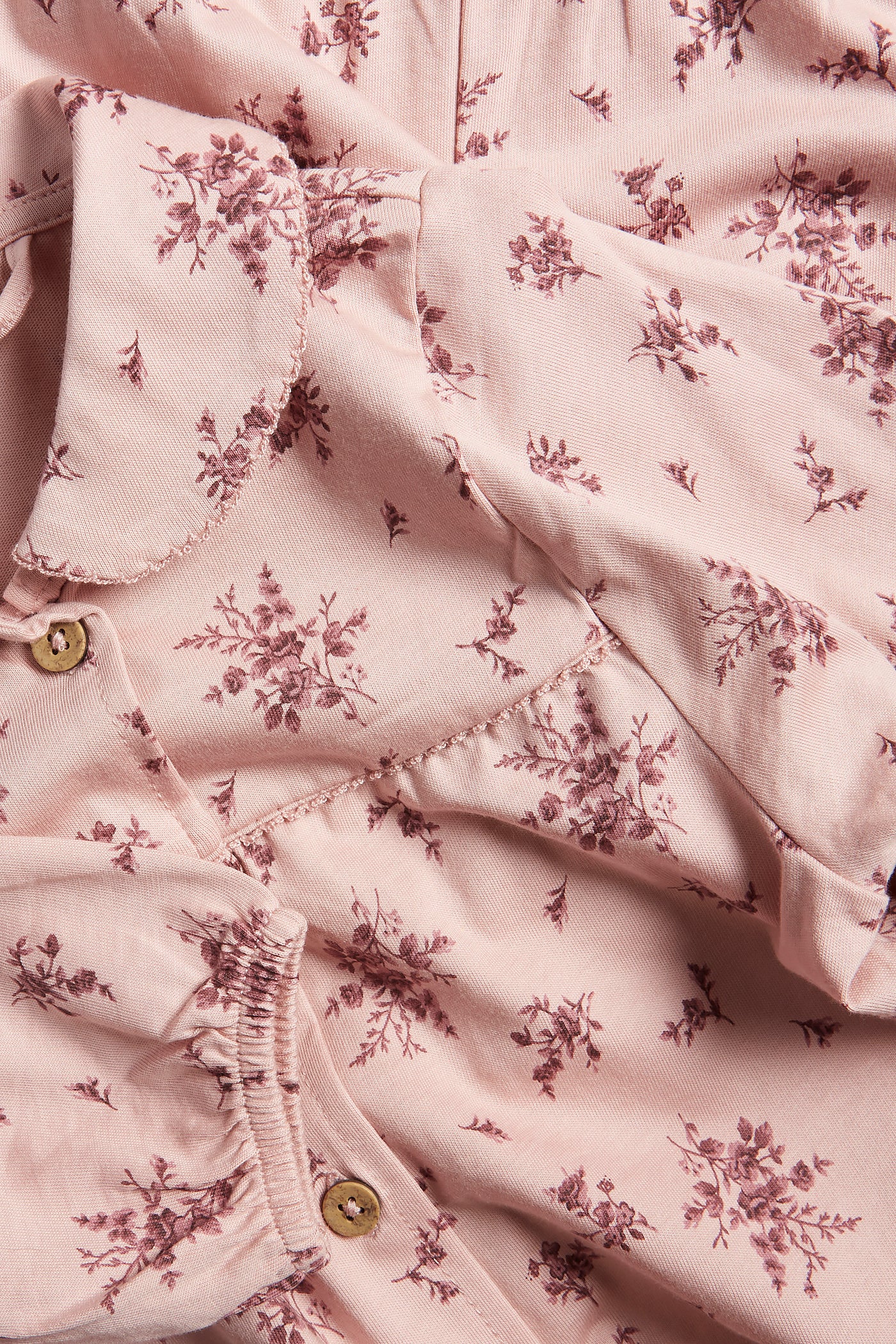 Baby & kids' pink floral pyjamas