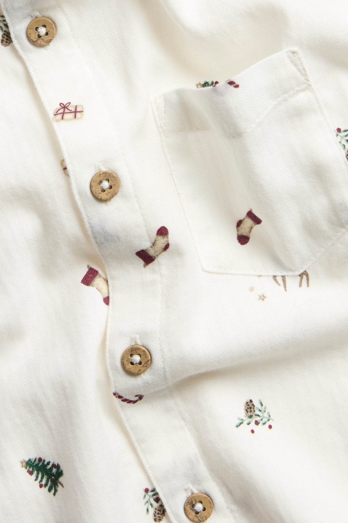 Kids´ white shirt with Christmas print
