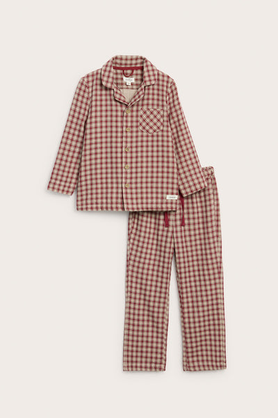 Baby & kids´ red checked pyjamas