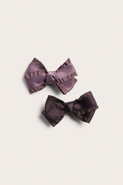 Kids' pink clip bows 2-pack