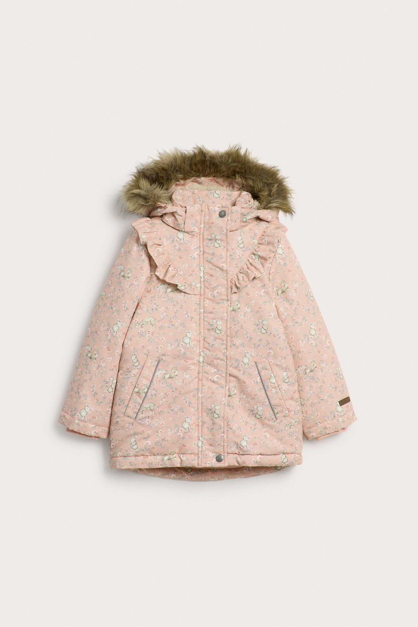 Baby & kids pink floral padded jacket