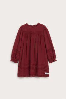 Baby red dress with lace