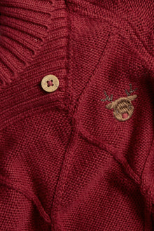 Baby & kids' red knitted Christmas jumper