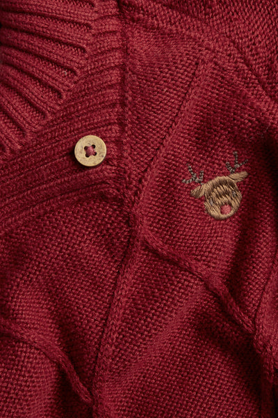 Baby & kids' red knitted Christmas jumper