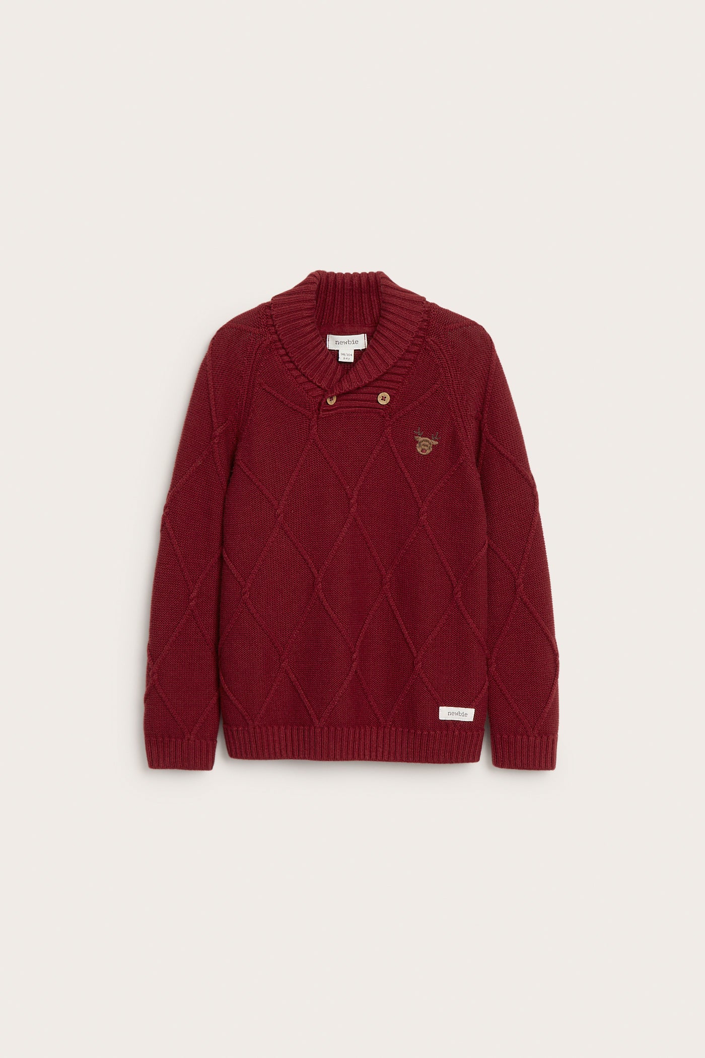 Baby & kids' red knitted Christmas jumper